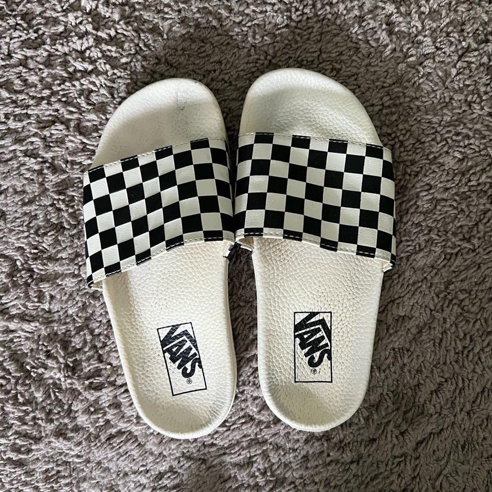 Womens vans slides size 6